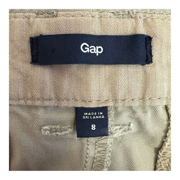 Gap Khaki Shorts Womens Size 8 Cotton Casual Everyday Wear - Picture 4 of 8
